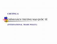 Chính Sách Thương Mại Quốc Tế Pdf