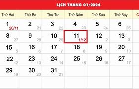 Lịch Âm 12 Tháng 1 Năm 2023