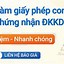 Quy Trình Làm Giấy Phép Kinh Doanh