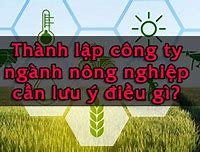 Thành Lập Doanh Nghiệp Nông Nghiệp Ở Mỹ